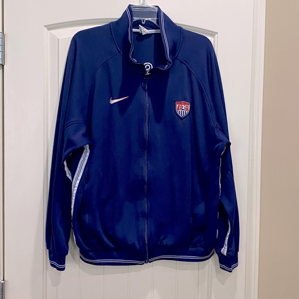 US Mens Soccer Nike warm up jacket used